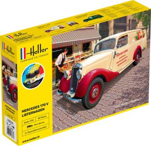 MB 170 Lieferwagen - Starter Kit · HE 56736 · Heller · 1:24 MB 170 Lieferwagen - Starter Kit · HE 56736 · Heller · 1:24