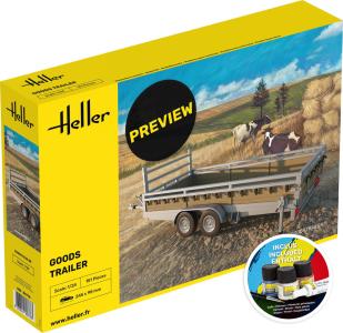 Goods Trailer - Starter Kit &middot; HE 56778 &middot;  Heller &middot; 1:24