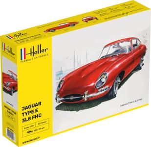 Jaguar Type E 3L8 FHC · HE 80709 ·  Heller · 1:24