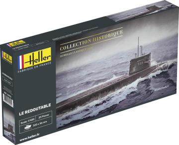 U-Boot S/M Redoutable · HE 81075 · Heller · 1:400 U-Boot S/M Redoutable · HE 81075 · Heller · 1:400