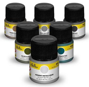 Farbenset - Milit�r [6 x 12 ml] &middot; HE 9400 &middot;  Heller