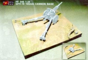 LeFH-18 105mm Cannon Base · HF 046 ·  Hobby Fan · 1:35