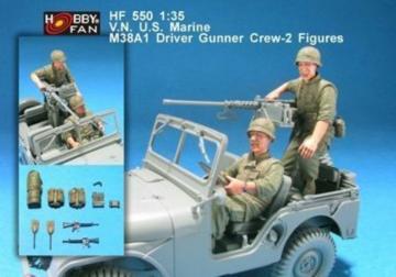 V.N U.S. Marine M38A1 driver gunner-2Fig · HF 550 · Hobby Fan · 1:35 V.N U.S. Marine M38A1 driver gunner-2Fig · HF 550 · Hobby Fan · 1:35