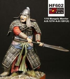 Mongols Warrior A.D. 1274-A.D. 1281 (2) · HF 602 ·  Hobby Fan · 1:16