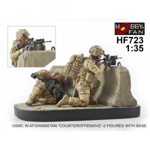 USMC In Afghanistan Counteroffensive - 2 Figuren &middot; HF 723 &middot;  Hobby Fan