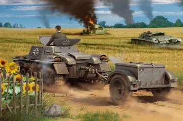 Munitionsschlepper auf Panzerkampfwagen I Ausf A with Ammo Trailer · HBO 80146 ·  HobbyBoss · 1:35