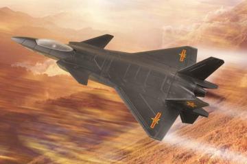 Chinese J-20 Mighty Dragon · HBO 81902 ·  HobbyBoss