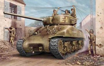 U.S M4A1 76(W) TANK · HBO 84801 ·  HobbyBoss · 1:48