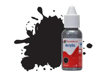No 33 Black - Matt  - Acrylic - 14 ml · HR DB0033 ·  Humbrol
