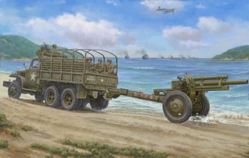 USA CCKW-352 Machine Gun Turret Version and M2A1 105MM Howitzer &middot; ILK 63567 &middot;  I LOVE KIT &middot; 1:35