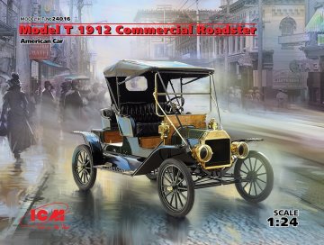 Model T 1912 Commercial Roadster, America Car · ICM 24016 ·  ICM · 1:24