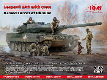 Leopard 2A6 - Armed Forces of Ukraine with crew · ICM 35013 · ICM · 1:35 Leopard 2A6 - Armed Forces of Ukraine with crew · ICM 35013 · ICM · 1:35