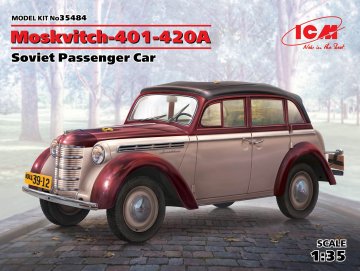 Moskvitch-401-420A - Soviet Passenger Car · ICM 35484 ·  ICM · 1:35