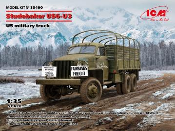 Studebaker US6-U3 - US military truck &middot; ICM 35490 &middot;  ICM &middot; 1:35