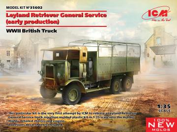 Leyland Retriever General Service (early production), WWII British Truck · ICM 35602 ·  ICM · 1:35