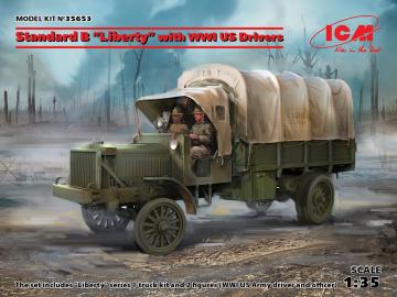 Standard B Liberty with WWI US Drivers · ICM 35653 ·  ICM · 1:35