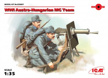 WWI Austro-Hungarian MG Team · ICM 35697 ·  ICM · 1:35