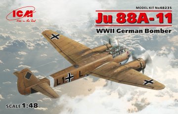 Junkers Ju 88 A-11, WWII German Bomber · ICM 48235 ·  ICM · 1:48