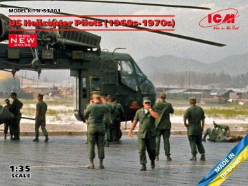 US Helicopter Pilots (1960s-1970s) · ICM 53101 ·  ICM · 1:35