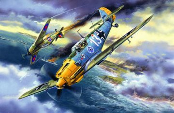 Messerschmitt Bf 109 E-3, WWII German Fighter · ICM 72131 ·  ICM · 1:72