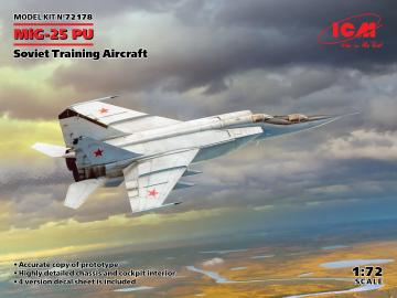 MiG-25PU, Soviet Training Aircraft · ICM 72178 ·  ICM · 1:72