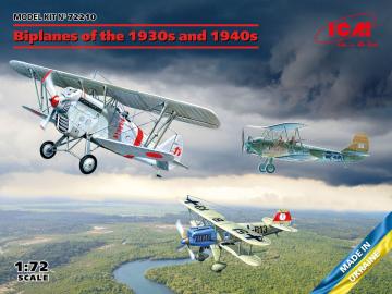 Biplanes of the 1930s and 1940s (B�-51A-1, Ki-10-II, U-2/Po-2VS) &middot; ICM 72210 &middot;  ICM &middot; 1:72