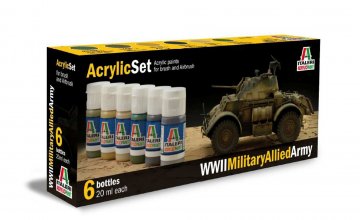 Acryl Set WWII Military Allied Army &middot; IT 0440APS &middot;  Italeri