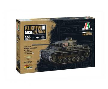 Pz.Kpfw. III Ausf. J/L/M/N · IT 25757 · Italeri · 1:56 Pz.Kpfw. III Ausf. J/L/M/N · IT 25757 · Italeri · 1:56