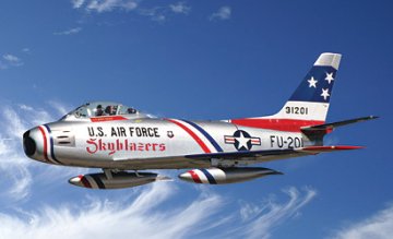 F-86F Sabre Jet Skyblazers &middot; IT 2684 &middot;  Italeri &middot; 1:48