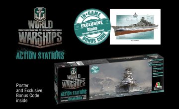 Bismarck - World of Warships · IT 46501 ·  Italeri · 1:700