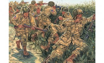 101st Airborne US Paratroopers · IT 6063 ·  Italeri · 1:72