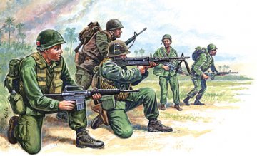 American Special Forces, Vietnam War · IT 6078 ·  Italeri · 1:72