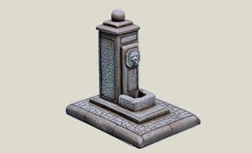 Village Fountain · IT 6410 ·  Italeri · 1:35