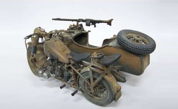 BMW R75 German Milit.Motor.w/Sidecar · IT 7403 ·  Italeri · 1:9