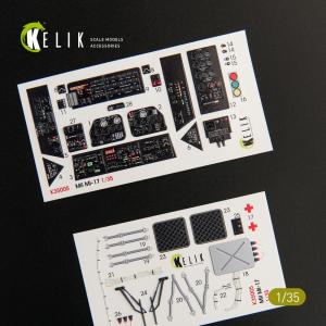 Mi-17 NATO (Black version) - Interior 3D-Decals [Trumpeter] &middot; KEL K35005 &middot;  Kelik &middot; 1:35