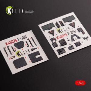 F-35B - Interior 3D-Decals [Tamiya] &middot; KEL K48076 &middot;  Kelik &middot; 1:48