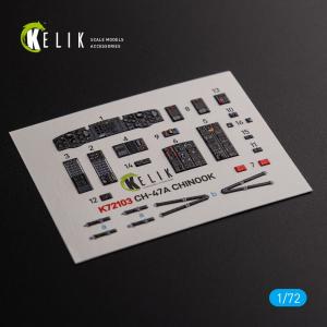 CH-47A - Interior 3D-Decals [Trumpeter] &middot; KEL K72103 &middot;  Kelik &middot; 1:72