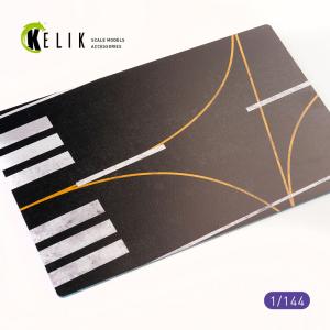 Civil Asphalt 23m Base - Acrylic 3 mm (280 x 180 mm) (170 g) · KEL KS14402 · Kelik · 1:144 Civil Asphalt 23m Base - Acrylic 3 mm (280 x 180 mm) (170 g) · KEL KS14402 · Kelik · 1:144