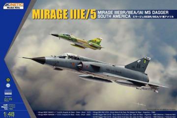 South American Mirage IIIE/V · KIN K48052 ·  Kinetic Model Kits · 1:48
