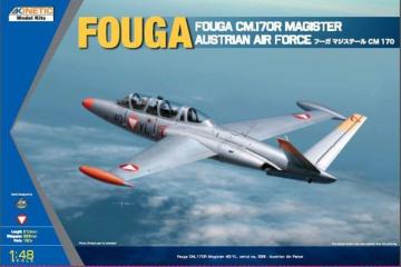Fouga Magister CM 170  Austria · KIN K48059 ·  Kinetic Model Kits · 1:48