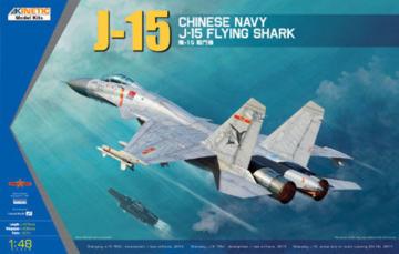 J-15 Chinese Naval Fighter &middot; KIN K48065 &middot;  Kinetic Model Kits &middot; 1:48