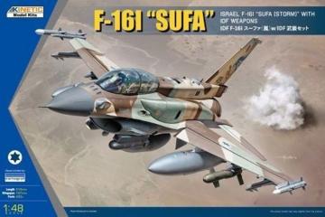 Israel F-16I SUFA with IDF weapons &middot; KIN K48085 &middot;  Kinetic Model Kits &middot; 1:48