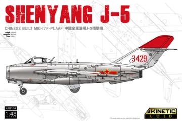 MIG-17F PLA (Shenyang J-5) &middot; KIN K48164 &middot;  Kinetic Model Kits &middot; 1:48