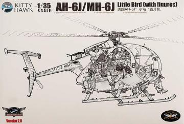 AH-6J/MH-6J Little Bird w/figures &middot; KH 50004 &middot;  Kitty Hawk &middot; 1:35