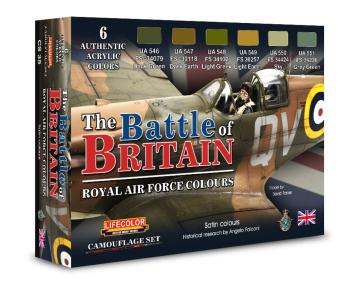 Battle Of Britain - Royal Air Force Colors [6 x 22 ml] · LIFE CS35 ·  Lifecolor