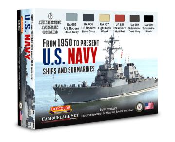 US Navy From 1950 To Present [6 x 22 ml] · LIFE CS52 ·  Lifecolor
