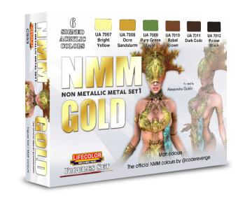 NMM - Non Metallic Metal - Set Nr. - Gold [6 x 22 ml] &middot; LIFE CS53 &middot;  Lifecolor