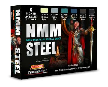 NMM - Non Metallic Metal - Set Nr. 2 - Steel [6 x 22 ml] &middot; LIFE CS54 &middot;  Lifecolor
