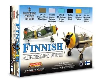 Finnish Aircraft WWII [6 x 22 ml] &middot; LIFE XS09 &middot;  Lifecolor