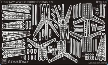 WWII US Navy Cranes for Cruiser &middot; LIO R7063 &middot;  Lion Roar &middot; 1:700